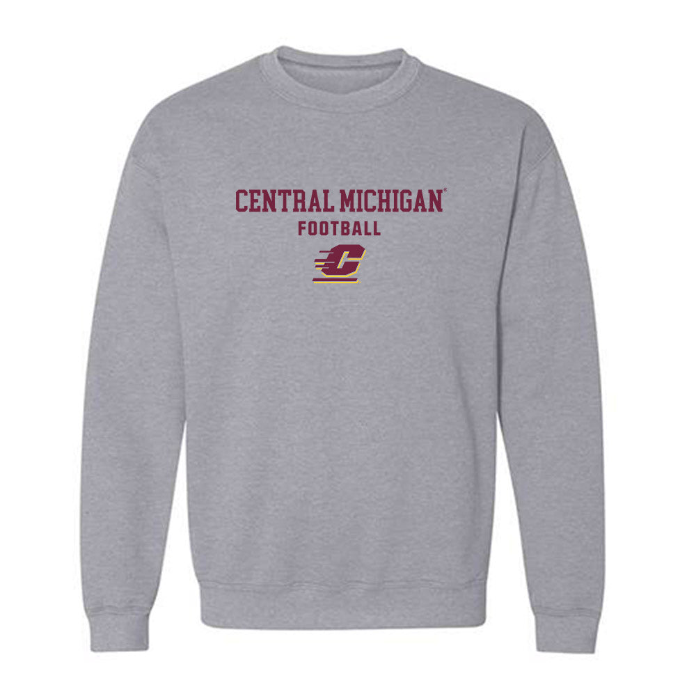 Central Michigan - NCAA Football : Xavier White - Classic Shersey Crewneck Sweatshirt-0