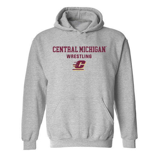 Central Michigan - NCAA Wrestling : Mason Shrader - Classic Shersey Hooded Sweatshirt