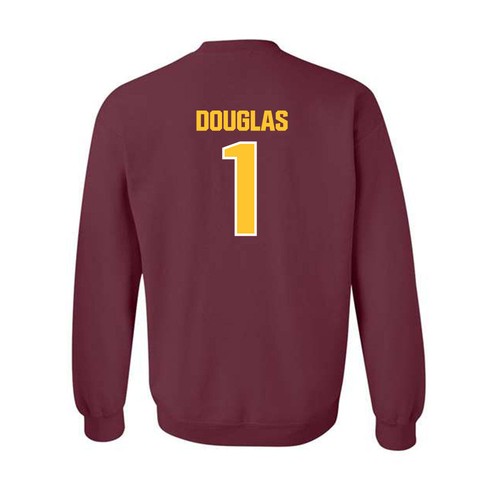 Central Michigan - NCAA Football : JJ Douglas - Classic Shersey Crewneck Sweatshirt-1