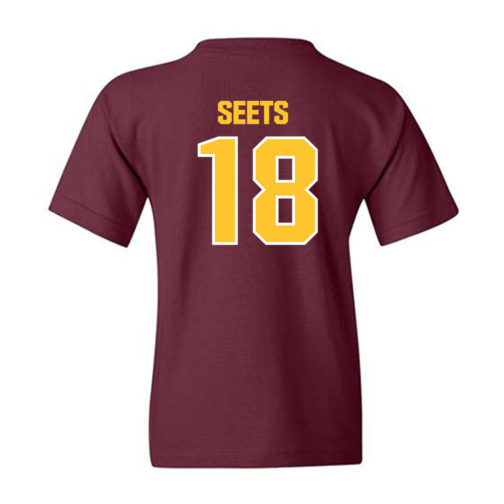 Central Michigan - NCAA Football : Geno Seets - Classic Shersey Youth T-Shirt-1