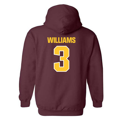 Central Michigan - NCAA Football : Nasir Williams - Classic Shersey Hooded Sweatshirt-1