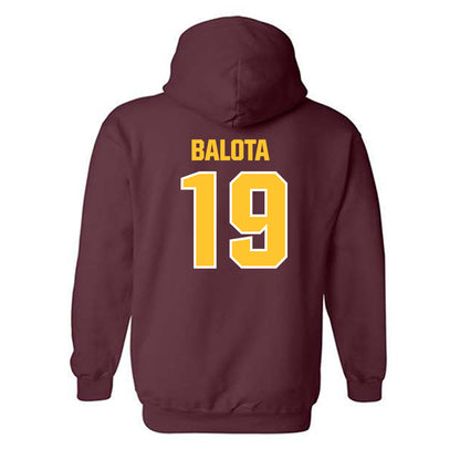 Central Michigan - NCAA Women's Soccer : Aubrey Balota - Classic Shersey Hooded Sweatshirt-1
