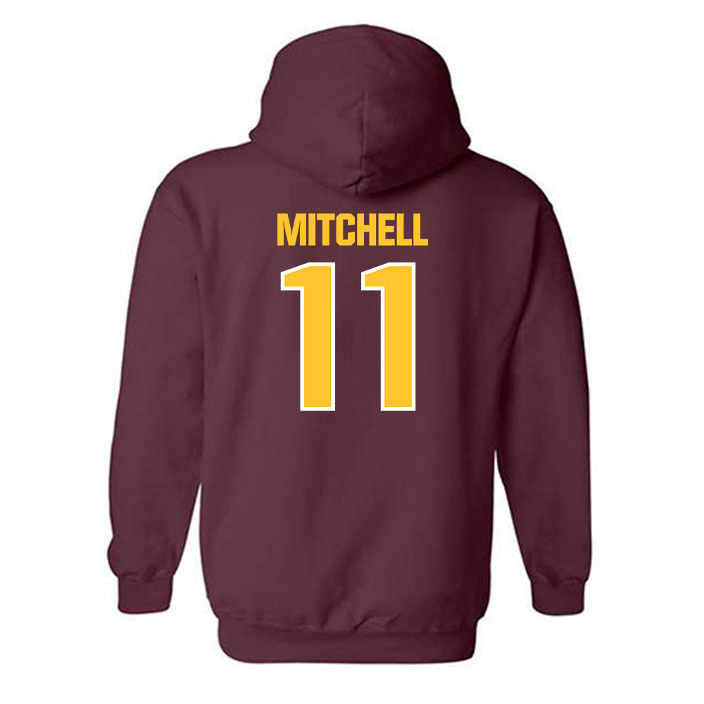 Central Michigan - NCAA Women's Basketball : Nekhu Mitchell - Classic Shersey Hooded Sweatshirt-1
