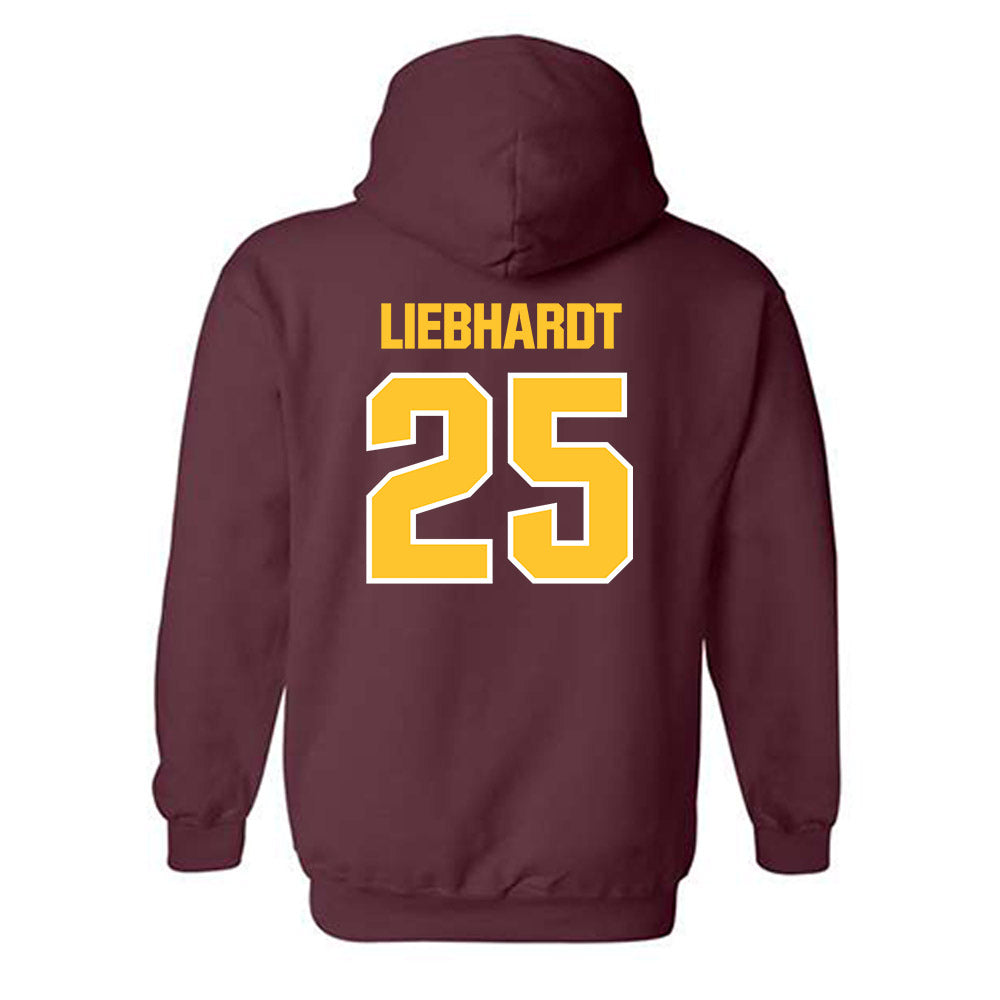 Central Michigan - NCAA Football : Trey Liebhardt - Classic Shersey Hooded Sweatshirt-1