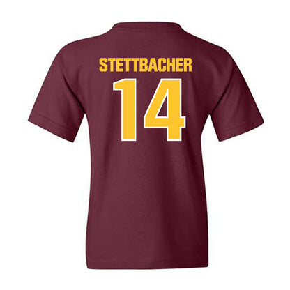 Central Michigan - NCAA Baseball : Drew Stettbacher - Classic Shersey Youth T-Shirt-1
