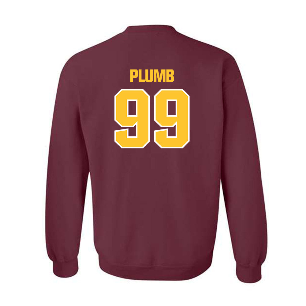 Central Michigan - NCAA Football : Matthew Plumb - Classic Shersey Crewneck Sweatshirt-1