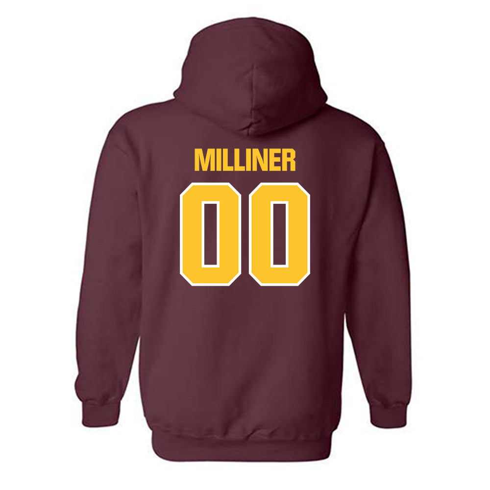 Central Michigan - NCAA Baseball : EJ Milliner - Classic Shersey Hooded Sweatshirt-1