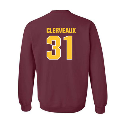 Central Michigan - NCAA Football : Jayden Clerveaux - Classic Shersey Crewneck Sweatshirt-1