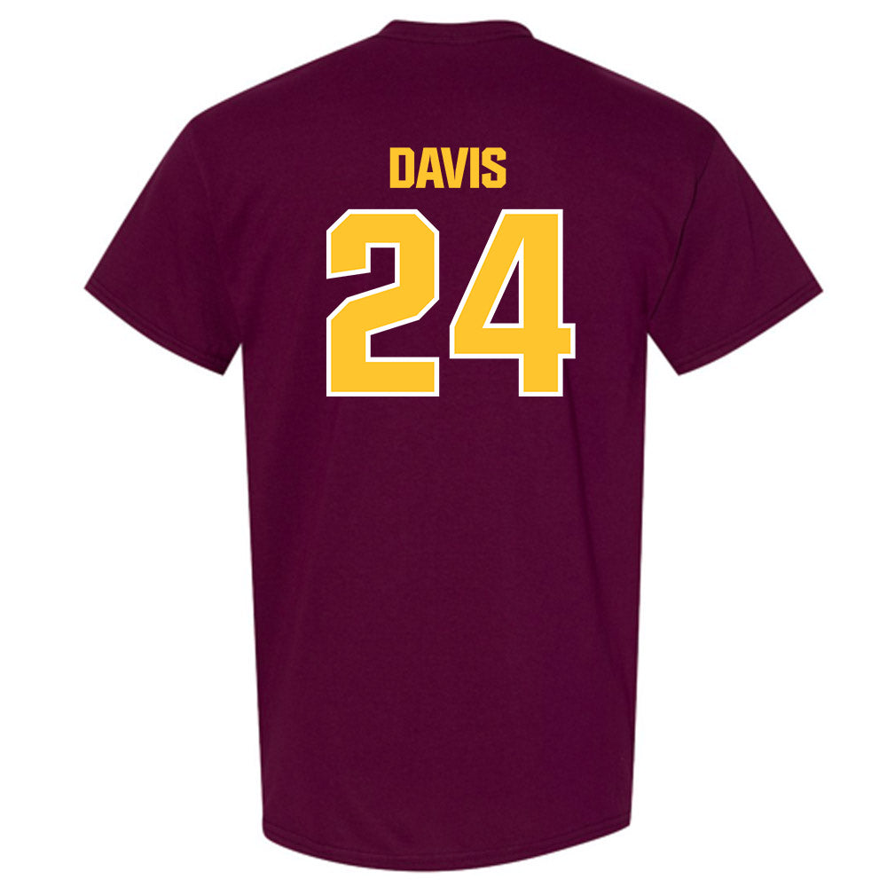 Central Michigan - NCAA Women's Basketball : Indya Davis - Classic Shersey T-Shirt-1