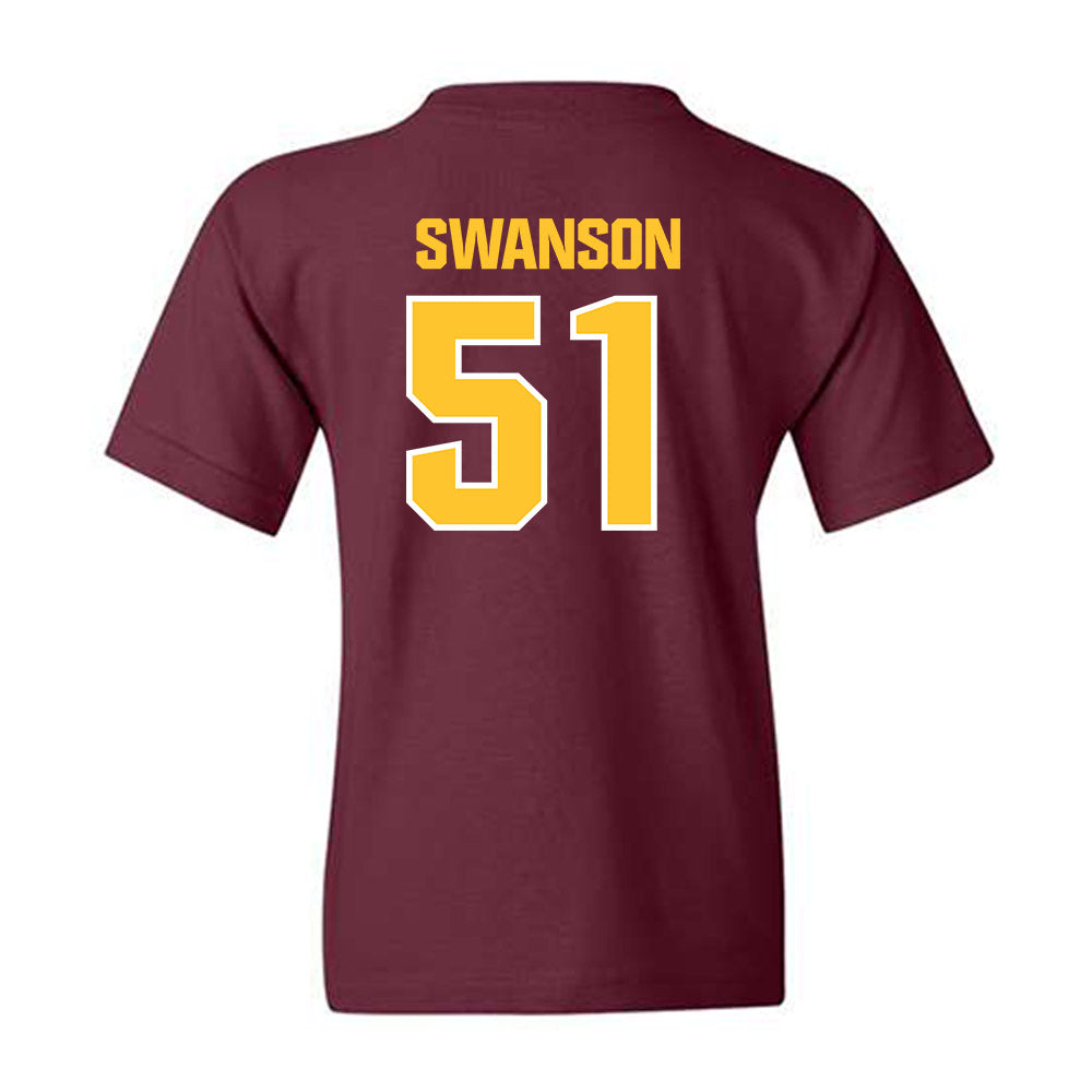 Central Michigan - NCAA Football : Landon Swanson - Classic Shersey Youth T-Shirt-1