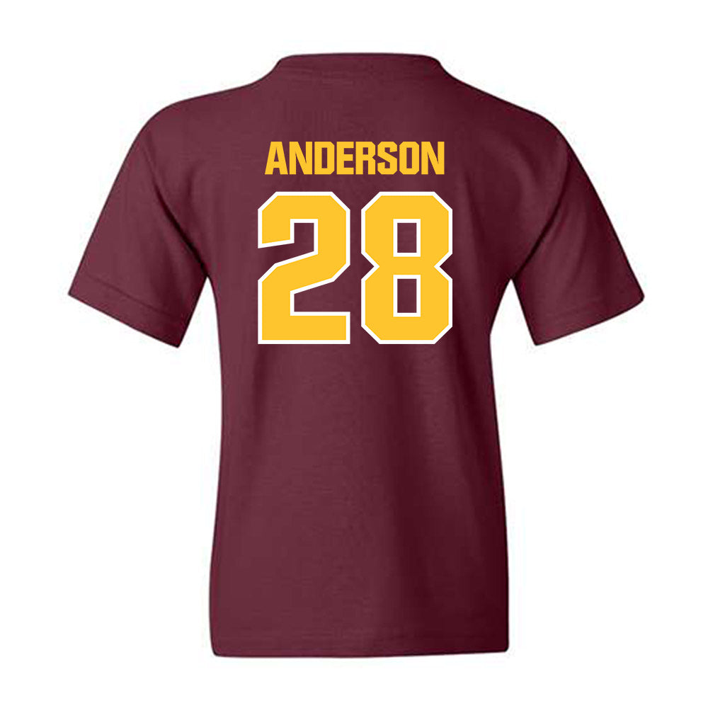 Central Michigan - NCAA Football : Nolan Anderson - Classic Shersey Youth T-Shirt-1