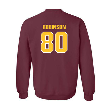 Central Michigan - NCAA Football : Avin Robinson - Classic Shersey Crewneck Sweatshirt-1