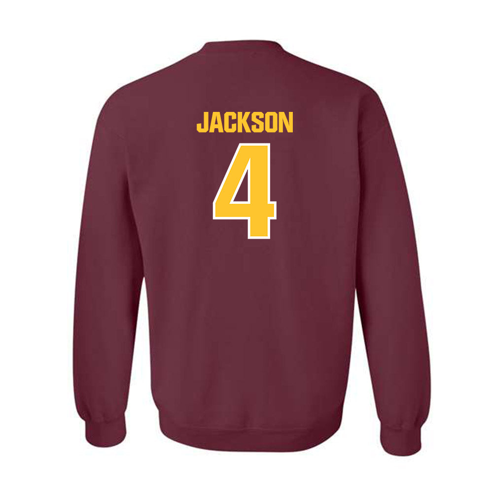 Central Michigan - NCAA Football : Jaion Jackson - Classic Shersey Crewneck Sweatshirt-1