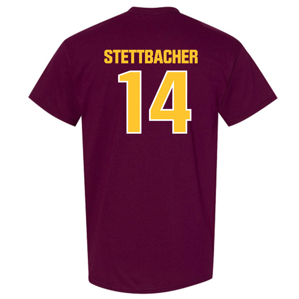 Central Michigan - NCAA Baseball : Drew Stettbacher - Classic Shersey T-Shirt-1