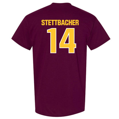 Central Michigan - NCAA Baseball : Drew Stettbacher - Classic Shersey T-Shirt-1