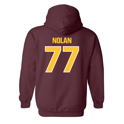 Central Michigan - NCAA Football : Jack Nolan - Classic Shersey Hooded Sweatshirt-1