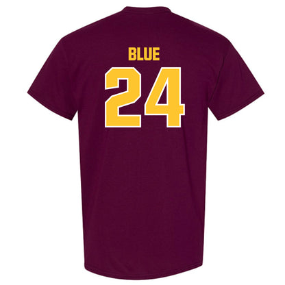 Central Michigan - NCAA Football : Vaughn Blue - Classic Shersey T-Shirt-1