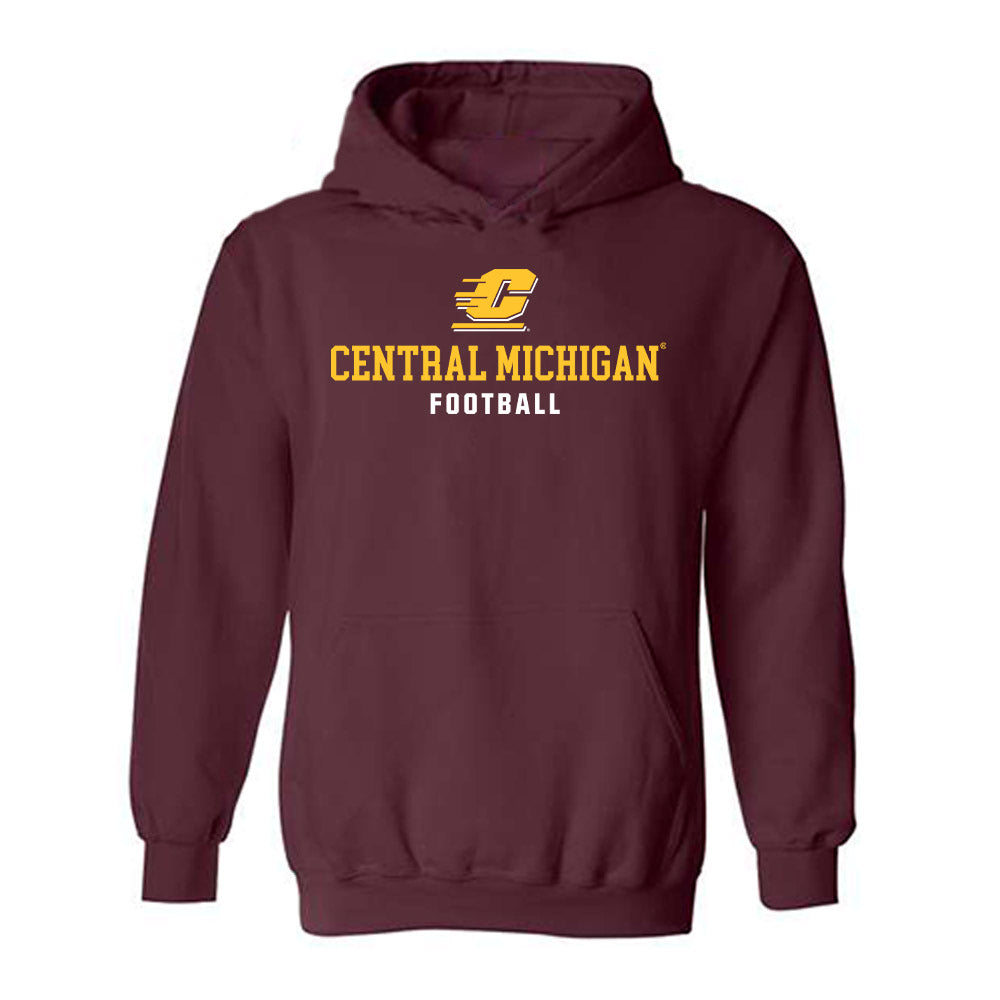 Central Michigan - NCAA Football : Trey Liebhardt - Classic Shersey Hooded Sweatshirt-0