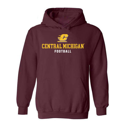 Central Michigan - NCAA Football : Jeremiah Alston - Classic Shersey Hooded Sweatshirt-0