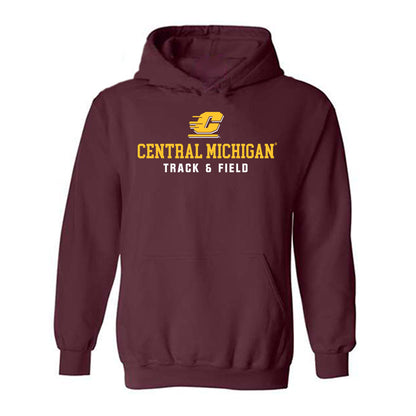 Central Michigan - NCAA Women's Track & Field : Jane Paddock - Classic Shersey Hooded Sweatshirt-0