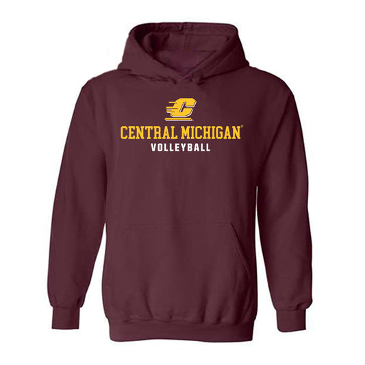 Central Michigan - NCAA Women's Volleyball : Keelyn Muell - Classic Shersey Hooded Sweatshirt-0