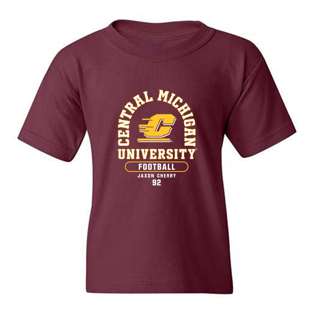 Central Michigan - NCAA Football : Jaxon Cherry - Classic Fashion Shersey Youth T-Shirt-0