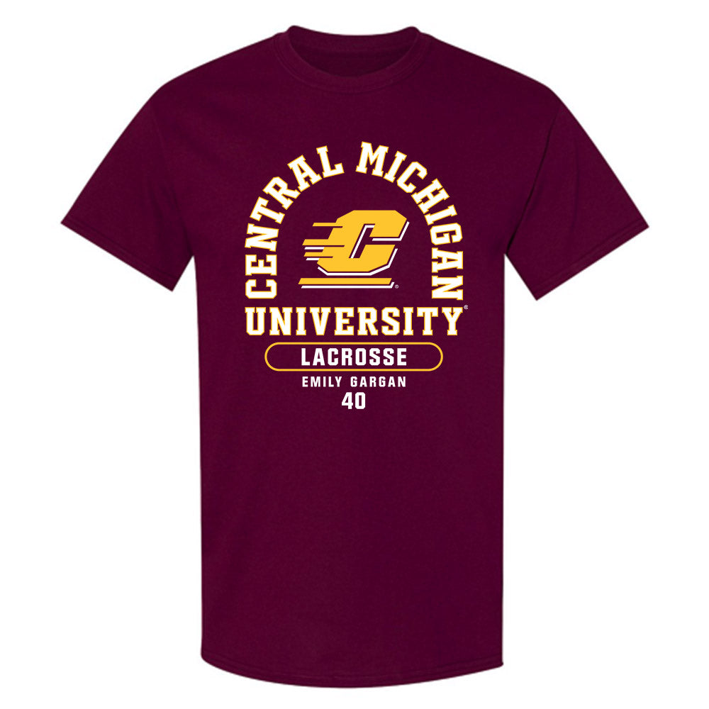 Central Michigan - NCAA Women's Lacrosse : Emily Gargan - Classic Fashion Shersey T-Shirt-0