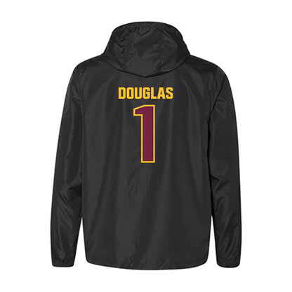 Central Michigan - NCAA Football : Jjajryn Douglas - Windbreaker-1
