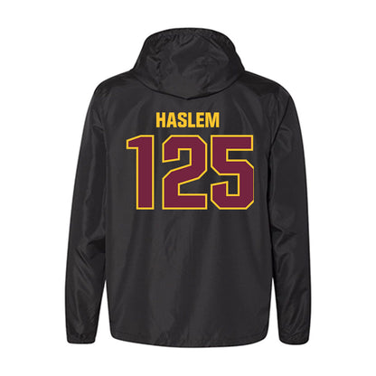 Central Michigan - NCAA Wrestling : Cristian Haslem - Windbreaker-1
