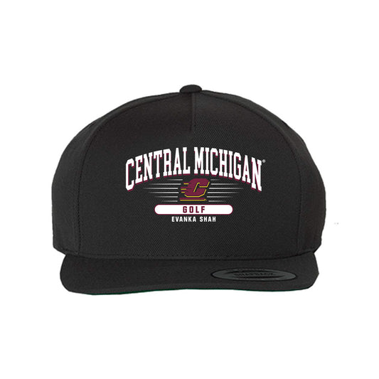Central Michigan - NCAA Women's Golf : evanka shah - Snapback Hat-0