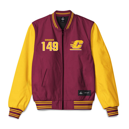 Central Michigan - NCAA Wrestling : Mason Shrader - Bomber Jacket