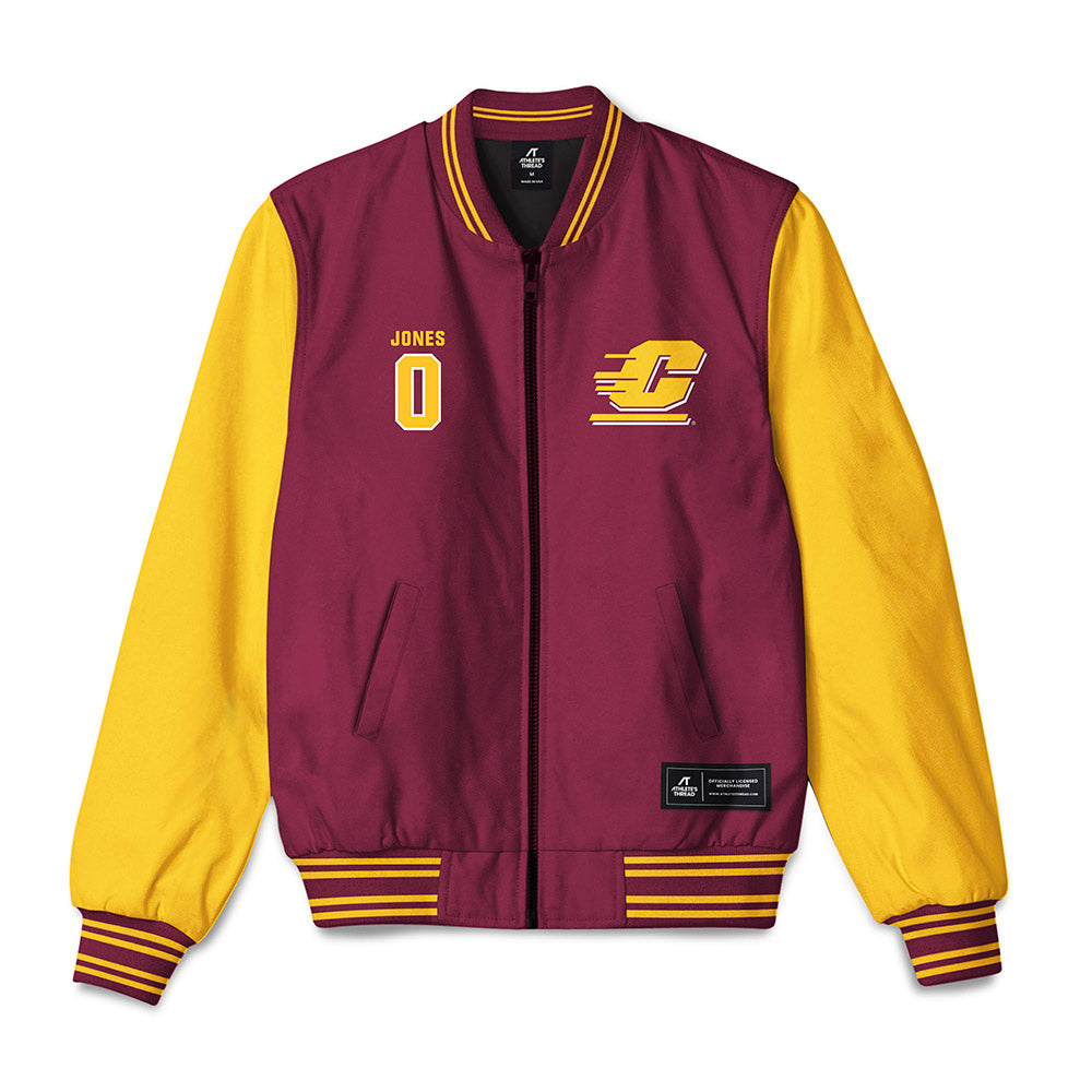Central Michigan - NCAA Football : Kendall Jones - Bomber Jacket-0