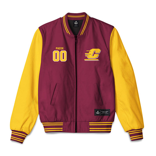 Central Michigan - NCAA Baseball : Zane Pacek - Bomber Jacket-0