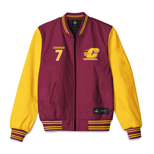 Central Michigan - NCAA Football : Edward Conoran - Bomber Jacket-0