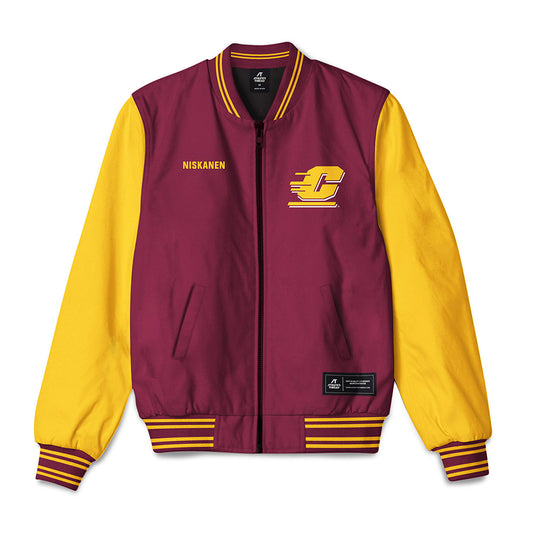 Central Michigan - NCAA Women's Golf : Rachel Niskanen - Bomber Jacket-0