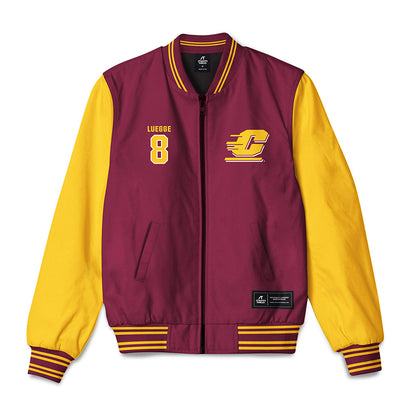 Central Michigan - NCAA Softball : Ella Luegge - Bomber Jacket-0