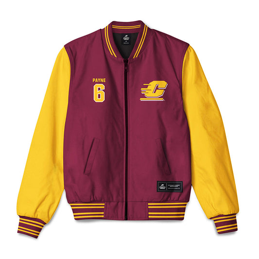 Central Michigan - NCAA Football : Collin Payne - Bomber Jacket-0