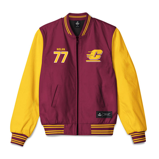 Central Michigan - NCAA Football : Jack Nolan - Bomber Jacket-0