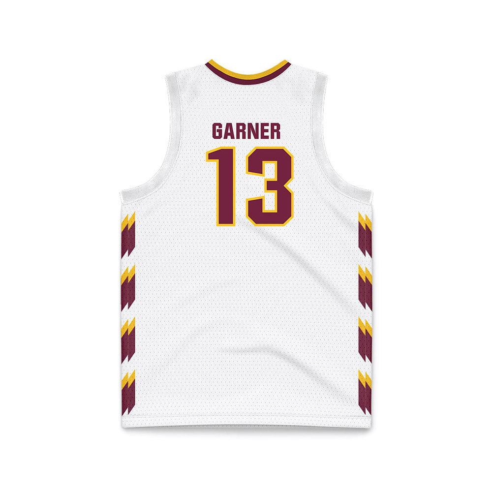 Central Michigan - NCAA Men's Basketball : Keenan Garner - White Basketball Jersey-1