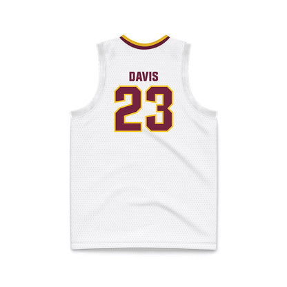 Central Michigan - NCAA Women's Basketball : Summer Davis - White Basketball Jersey-1