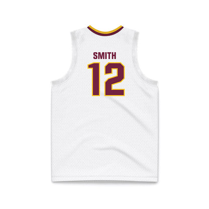 Central Michigan - NCAA Women's Basketball : Riley Smith - White Basketball Jersey-1