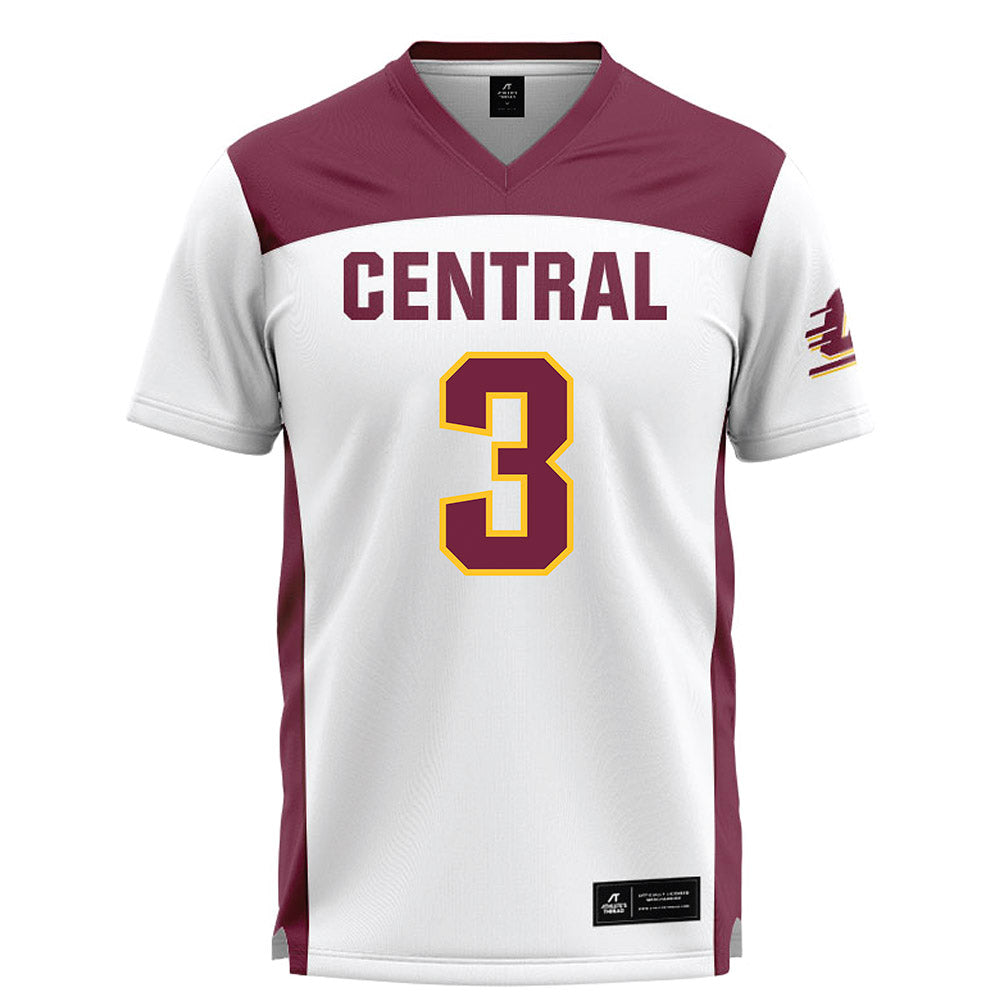 Central Michigan - NCAA Women's Lacrosse : Kelsey Barratt - White Lacrosse Jersey-0