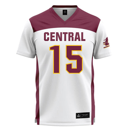 Central Michigan - NCAA Women's Lacrosse : Margaret English - White Lacrosse Jersey-0