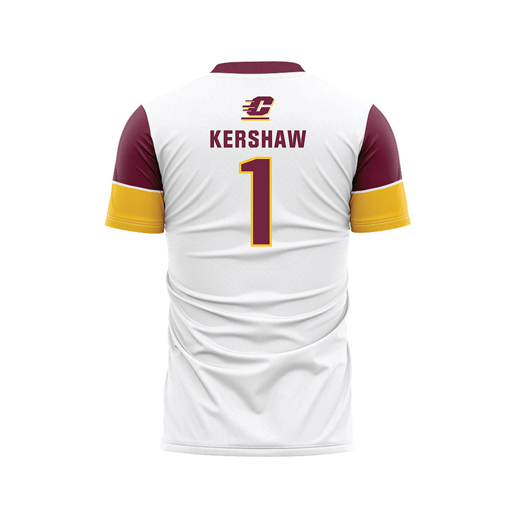 Central Michigan - NCAA Women's Soccer : Jadia Kershaw - White Soccer Jersey-1