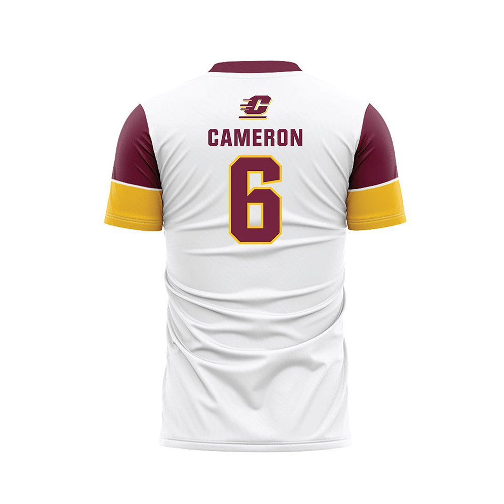 Central Michigan - NCAA Women's Soccer : Grace Cameron - White Soccer Jersey-1