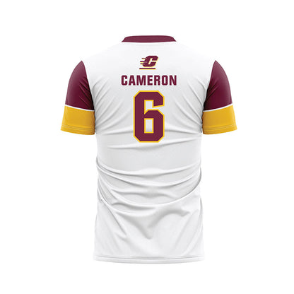 Central Michigan - NCAA Women's Soccer : Grace Cameron - White Soccer Jersey-1