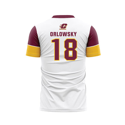 Central Michigan - NCAA Women's Soccer : Maya Orlowsky - White Soccer Jersey-1