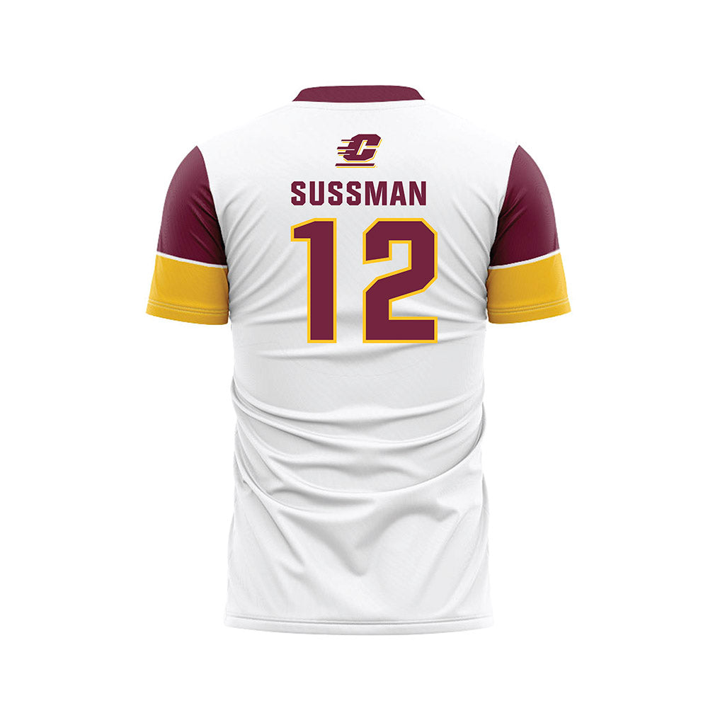 Central Michigan - NCAA Women's Soccer : Gaby Sussman - White Soccer Jersey-1
