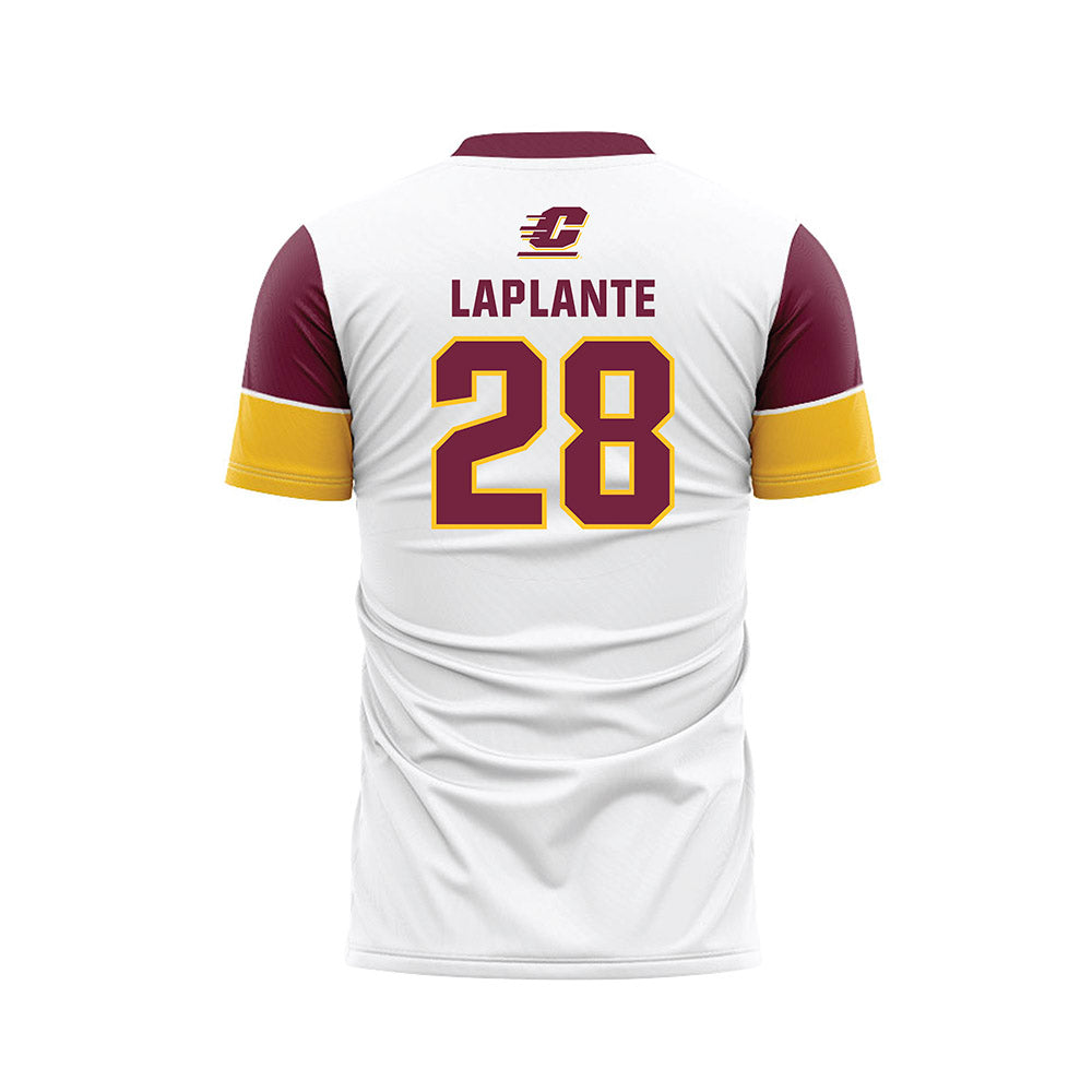 Central Michigan - NCAA Women's Soccer : Sarah Laplante - White Soccer Jersey-1