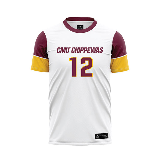 Central Michigan - NCAA Women's Soccer : Gaby Sussman - White Soccer Jersey-0
